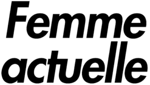 Image représentant le logo du magazine "Femme actuelle", qui est un magazine ayant fait un article sur le Casa Leya